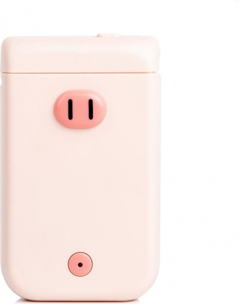 Imprimanta termica portabila 15 mm Bluetooth 4.0 Android iOS impermeabila roz 