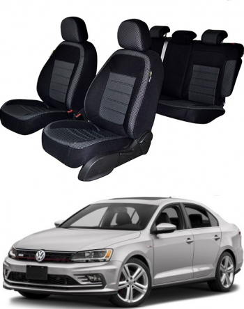 Set HUSE SCAUN Originale VOLKSWAGEN JETTA 2010-2018 BANCHETA FRACTIONATA 