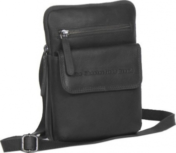 Geanta de barbati din piele naturala The Chesterfield Brand Lou Neagra