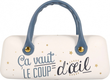 Toc de ochelari cu mesaj ca vaut le coup doeil 
