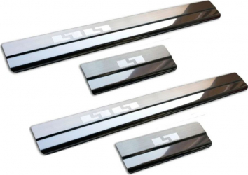 Protectie praguri usi inox Skoda Superb fabricatie 2001-2008 