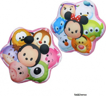 Set 2 Perne decorative Tsum Tsum Disney Characters 38 cm Multicolor 