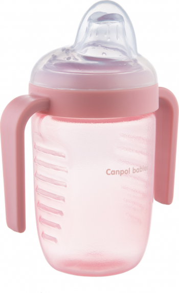 Canita anti-varsare Canpol babies fara BPA 220 ml roz 