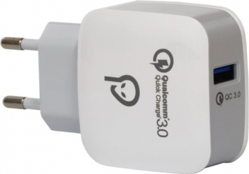 Incarcator Retea Spacer SPAR-USBQ-01 USB Quick Charge 18W Alb 
