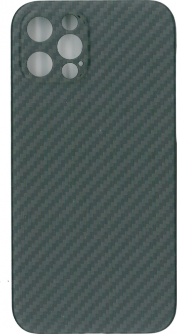 Husa protectie spate KEVLAR negru pentru iPhone 12 Pro 