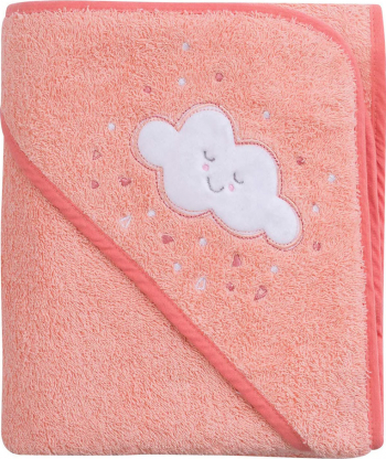 Prosop de baie Clevamama 2922N pentru bebelus Roz