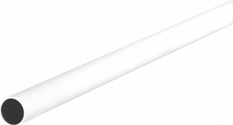 Bara pentru umerase rotunda D 25 mm alba lungime 90 cm 