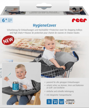 Husa de protectie igienica REER HygieneCover pentru carucioare de cumparaturi si scaune de masa 