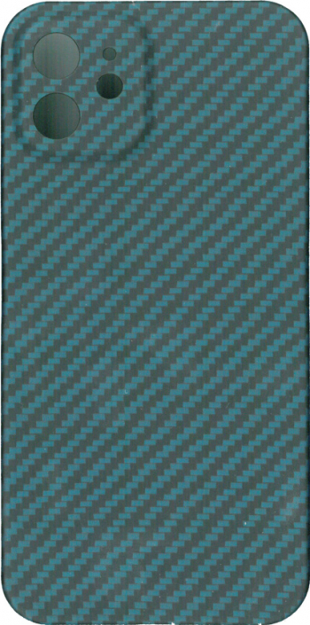 Husa protectie spate KEVLAR albastru pentru iPhone 12 