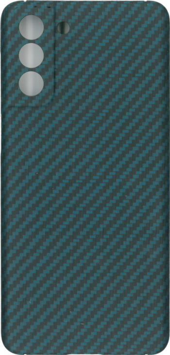 Husa protectie spate KEVLAR albastru pentru Samsung Galaxy S21 Plus