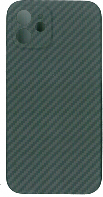 Husa protectie spate KEVLAR negru pentru iPhone 12 