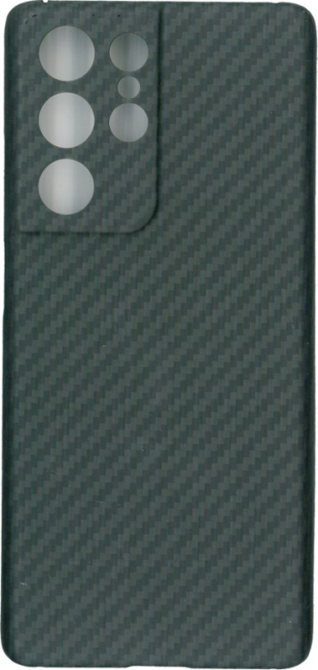 Husa protectie spate KEVLAR negru pentru Samsung Galaxy S21 Ultra