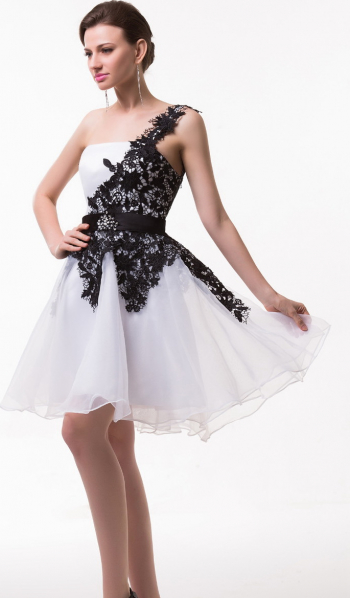 Rochie cununie din organza cu dantela COD COD ROC08 marimea 40 L 