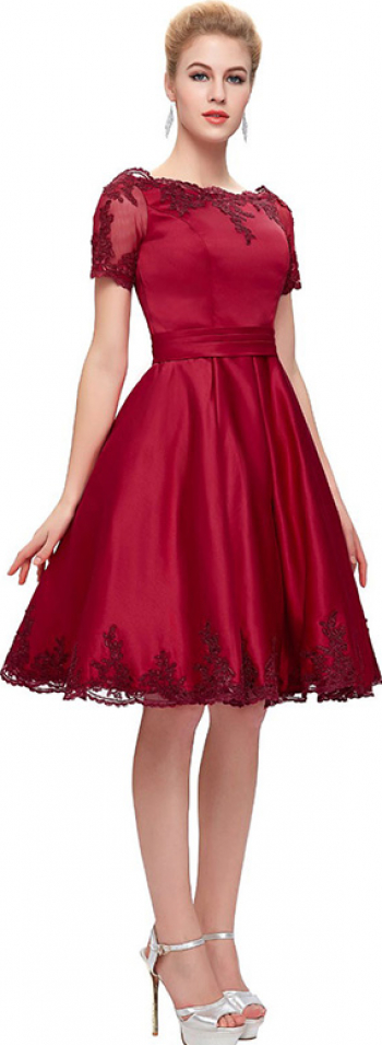 Rochie grena Eliana RK19 marimea 40 L 