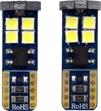 Set 2 x Becuri auto LED Canbus 12 SMD CBT 507 