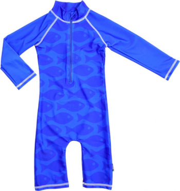 Costum de baie Swimpy marime 62- 68 protectie Fish Blue 