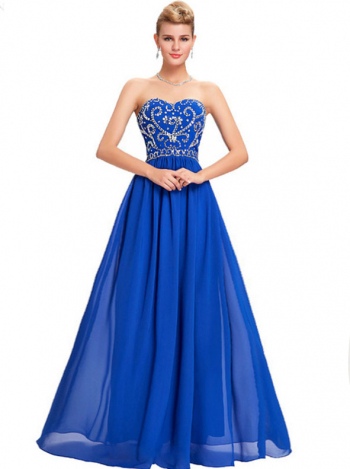 Rochie de ocazie Blue Desire marimea 42 XL 