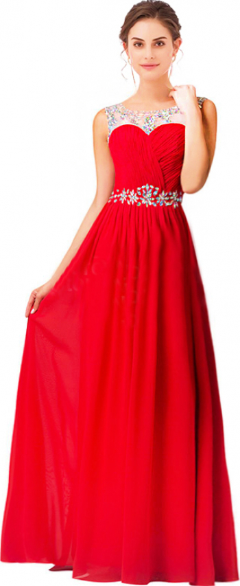 Rochie de seara rosie cu spatele decupat marimea 40 L 