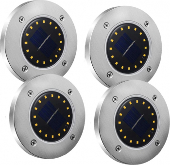 Set 4 lampi solare gradina 16 LED 