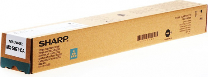 Toner original Sharp albastru compatibil pentru MX-4112N 