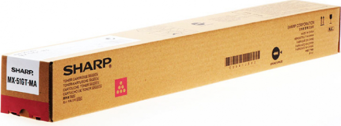 Toner original Sharp rosu compatibil pentru MX-4112N 