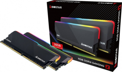 Memorie Biostar Gaming X RGB 16GB (2x 8GB) DDR4 3200MHz CL18 Dual Channel Kit 