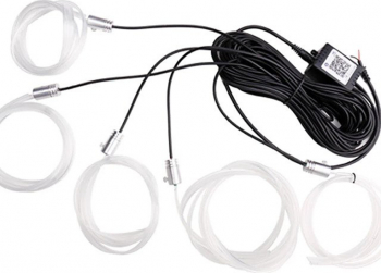 Lumini auto decorative Bluetooth 12V control din telefon 