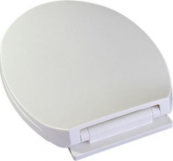 Capac WC universal Soft Close Alb Plastic Raulconstruct 36 X 42 5 cm