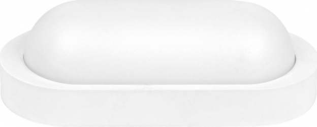 Aplica LED BAT Spin Ovala 10W90W 6400K lumina rece cu protectie IP65