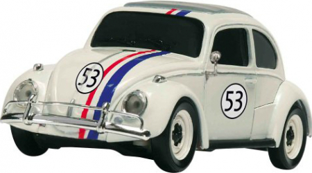 Masinuta Disney Herbie cu telecomanda Moratti kit tunning 7 functii 