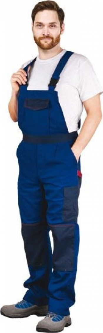 Salopeta de protectie Bomull din bumbac 100 cu protectie suplimentara in genunchi si buzunare multiple marimea 52 