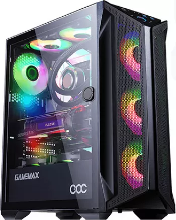 PC Gaming Diaxxa Advanced Intel 10th i5-10400F up to 4.3GHz SSD 512GB NVMe 16GB DDR4 GeForce RTX 3060 Ti 8GB GDDR6 256-bit