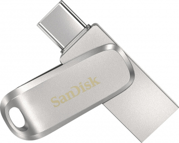 Memorie USB Sandisk Ultra® Luxe Dual Drive 64GB USB 3.1/USB Type-C Metal 