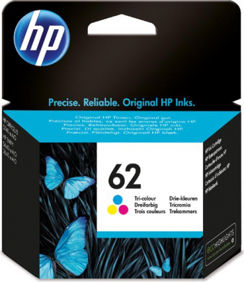 Cartus HP 62 165 pagini Tricolor 