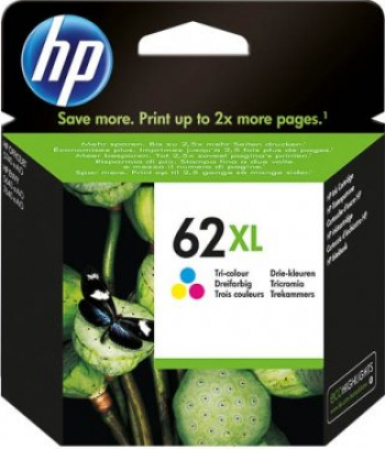 Cartus HP 62XL 415 pagini Tricolor