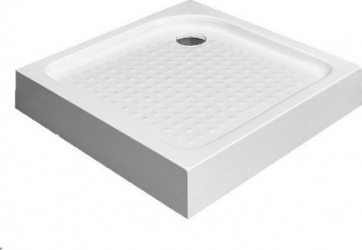 Cadita de dus Tempo Line patrata 80 X 80 cm Acril Amprenta antiderapanta 