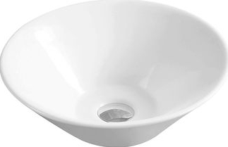 Lavoar pe blat Calgari Fluminia 43x43 cm Alb ceramica sanitara 