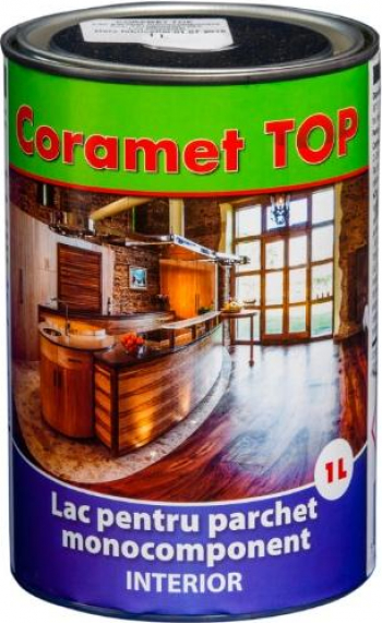 Lac pentru parchet Coramet TOP Monocomponent 1 litru 