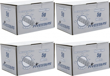 Pachet contra-greutati autoadezive FIVESTAR 5 grame 400 fasii 12buc/ fasie 25 kg 