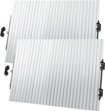 Set 2x Parasolare Auto Retractabile Automat pentru Parbriz si Luneta Spate tip Jaluzele cu Ventuze