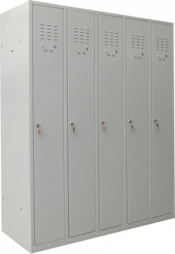 Vestiar metalic cu 5 usi ASAMBLAT cu accesorii 1200x450x1800 mm LxlxH ECO+ 