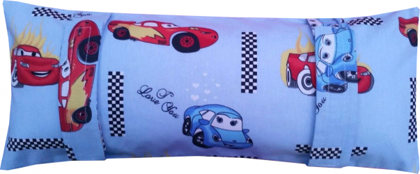 Perna pentru masina albastra cu masinute 50 x 20 cm