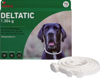 Deltatic 75 cm zgarda antiparazitara pentru caini de talie mare 