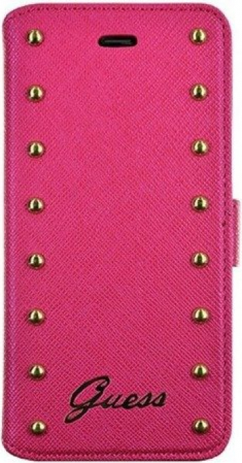 Husa Flip Originala Guess iPhone 6 Plus / 6S Plus Roz - GUFLBKP6LSAP 