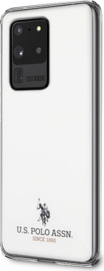 Husa Originala U.S. Polo Small Horse Samsung Galaxy S20 Ultra Alb - USHCS69TPUWH 