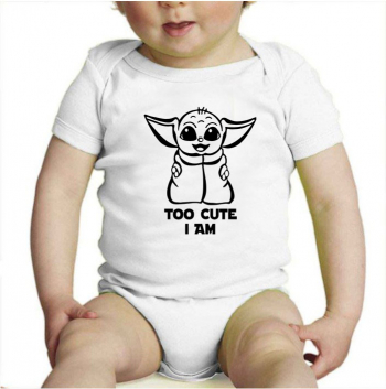 Body Copii Personalizat Bumbac - Baby-Yoda- 