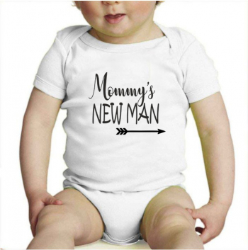 Body Copii Personalizat Bumbac- Mommys New Man - 