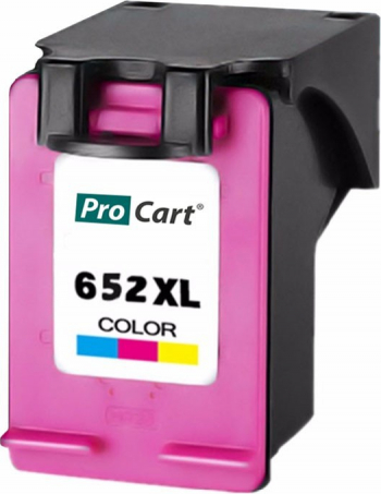 Cartus PROCART compatibil HP 652XL Tricolor de capacitate mare ProCart 