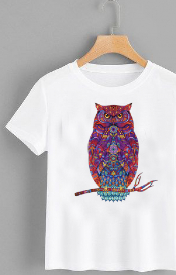 Tricou - Diamond Owl - L 