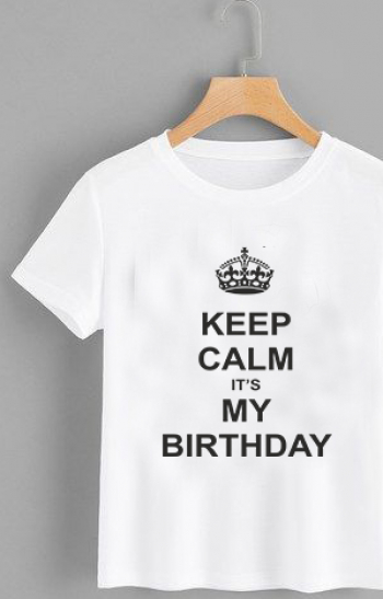 Tricou - Keep calm its my birthday - 